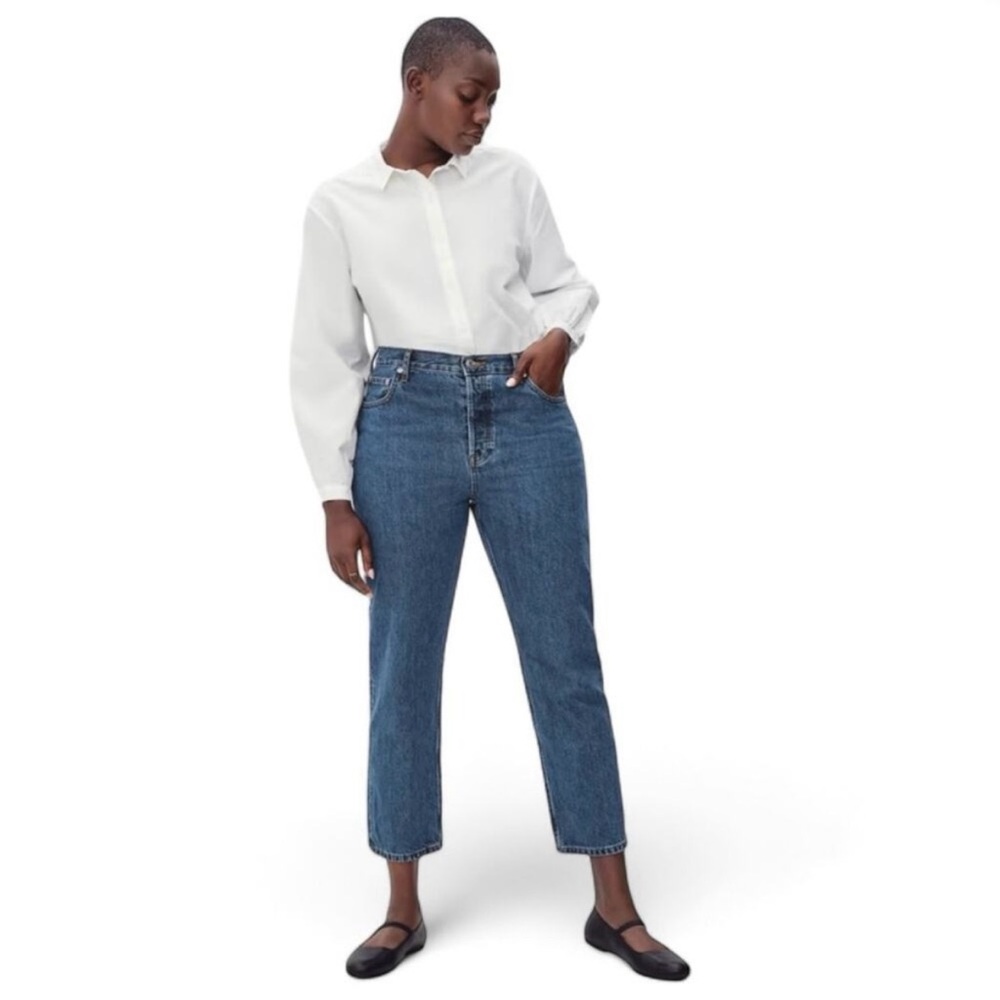 Everlane The Curvy '90s Cheeky Straight
Jeans Size 29 Regular Ankle Length
